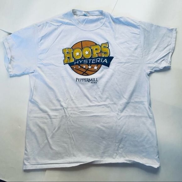 Peppermill Reno Nevada Hoops Hysteria Basketball Game T Shirt Memorabilia Tee - Picture 2 of 13
